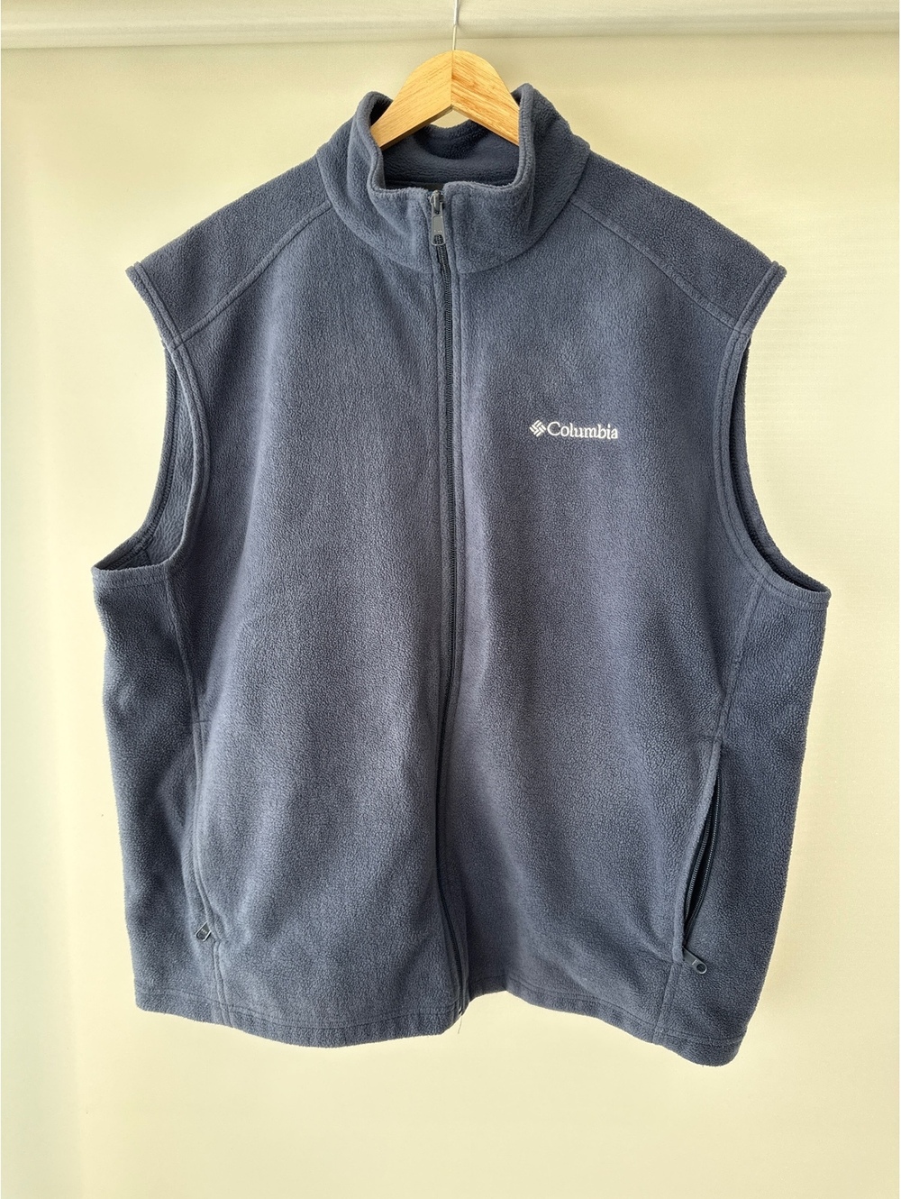 Columbia Navy Blue Fleece Vest XXL GorpCore